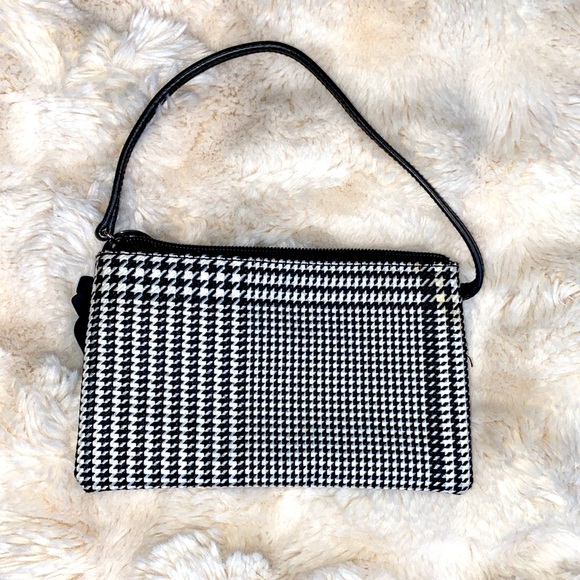 VINTAGE RALPH LAUREN HOUNDSTOOTH WRISTLET and BONJOUR BERET - Picture 7 of 9